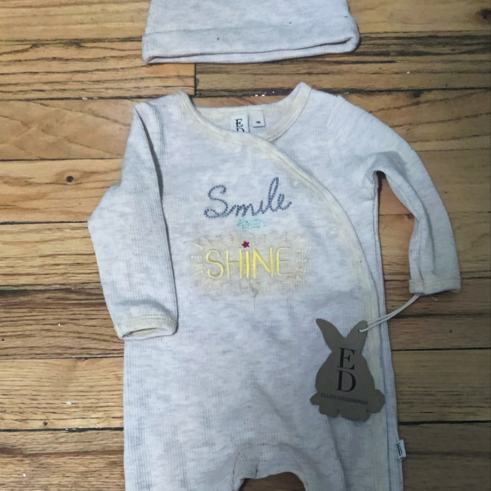 3m unisex playsuit cute! Smile and shine